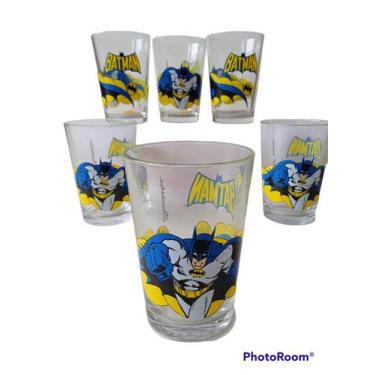 Imagem de Kit 6 Copo Vidro Batman 200 Ml Pasabahce - Pasabahçe