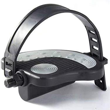 Imagem de Bicicleta Pedais, 1 par de Pedais de Bicicleta Com Clipes de Dedo do pé e Tiras de Pedal Não Deslizante Pedal Substituição para Bicicleta de Bicicleta de Bicicleta de Bicicleta