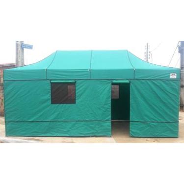 Imagem de Tenda Sanfonada Camping 6x3 Metros Nylon - Goiania Tendas, Azul