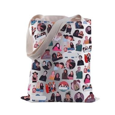 Imagem de BLUPARK Bolsa de ombro GAG Fans Gift I Can Barely Breathe Shopping Bag American Comedy Lovers Gift TV Lover, I Can Barely Breathe