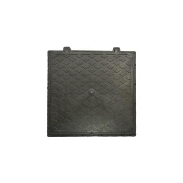 Imagem de Tampa Pvc para Caixa de Esgoto e Cisterna 50x50 Com Aro Articulado - U