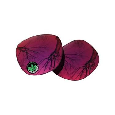 Imagem de Raydi Lentes de reposição de policarbonato para óculos de sol Ray-Ban Meta Wayfarer RW4008 53 mm - Espelho Midnight Sun - Polarizado