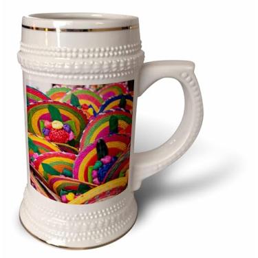 Imagem de 3dRose México, Cozumel, ventiladores de tecido, lembrança mexicana - SA13 LEN0048-Lisa S. Engelbrecht caneca, 530 ml, caneca de 650 ml, branca