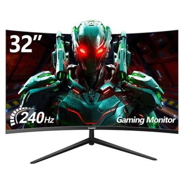 Imagem de Monitor de jogos Gawfolk Curvo de 32 polegadas, 240 Hz, Full HD 1080P