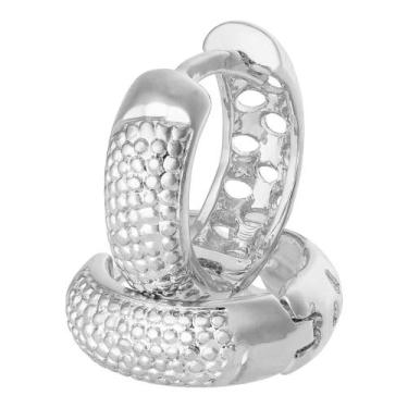 Imagem de Brinco Argolinha DiamantadaPrata 10x3mm - Convex