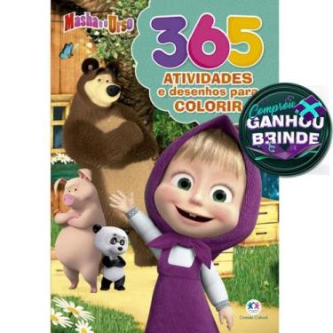 Imagem de Livro Masha e o Urso - 365 Atividades e Desenhos Para Colorir Crianças