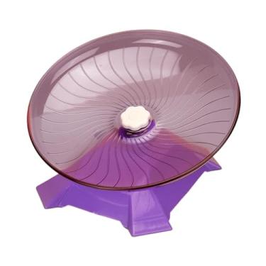 Imagem de Fenteer Roda para Hamster com de Rolamento, Itens para Gaiola de Brinquedo, Violeta