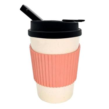 Imagem de Conjunto de narguilé portátil, acessórios para narguilé, tampa de silicone, shisha portátil para viagem, mini narguilé shisha com design de xícara de café (rosa)