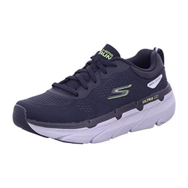 Imagem de Skechers Tênis de corrida masculino, Tecido preto e limão, 39