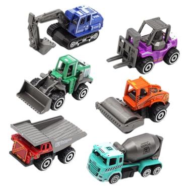 Imagem de Dynwave Conjunto de Veículos de Construção de Liga 6x, Modelo de Veículo de Engenharia, Brinquedo Bulldozer