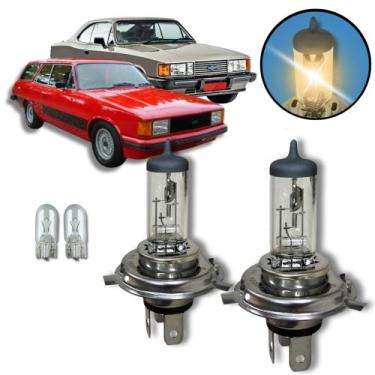 Imagem de Lâmpada Halógena Farol Baixo Alto Opala Caravan Diplomata - SHOCKLIGHT