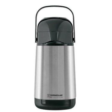 Imagem de Garrafa térmica de café e chá em inox lumina 500ml pressão - TERMOLAR,