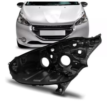 Imagem de Carcaca Farol Peugeot 208 2012 a 2016 - SP ACESSÓRIOS