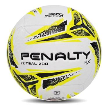 Imagem de Bola Futsal Penalty RX 200 XXIII, Branco, Amarelo