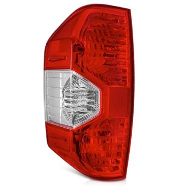 Imagem de WEELMOTO Lanterna traseira para Tundra 2014 2015 2016 2017 2018 2019 2020 2021 conjunto de lâmpada de freio traseiro captador caixa de lente do lado esquerdo do motorista