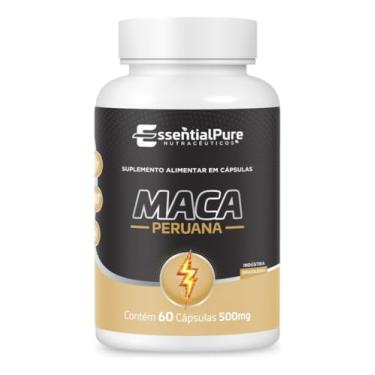 Imagem de Maca Peruana Pura 500 mg Vegana 60 Cápsulas Sem Glúten – Lepidium Meyenii