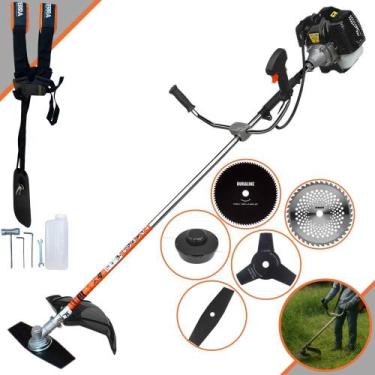 Imagem de Máquina de Cortar Grama Robusta À Gasolina Terra GRH520 Motor 2T 52cc 