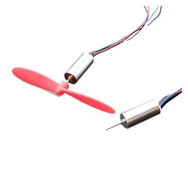 Imagem de 2 peças 716 7 mm x 16 mm Arranque eletrônico sem núcleo com lâminas de hélice motor DC 3,7 V 45000 RPM ímã forte de alta velocidade DIY RC Drone Quadricóptero