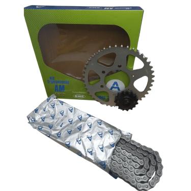 Imagem de Kit Relação Kmc Am Gold Kawasaki Z750 Z 750 2004 à 2011