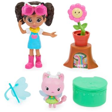 Imagem de Gabbys Dollhouse Jardim Mágico da Gabby com 4 Acessórios para Crianças a partir de 3 anos