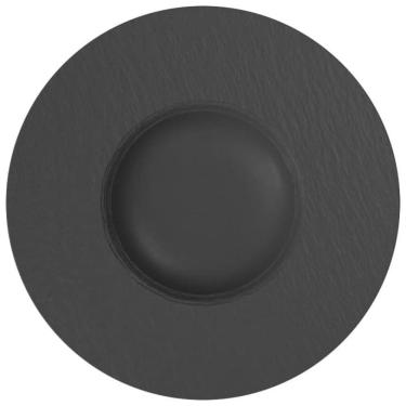 Imagem de Prato para Massa ou Sopa de 28 cm, Elegância e Praticidade em Sua Mesa com Formato Redondo e Material de Porcelana, Villeroy Boch, Preto