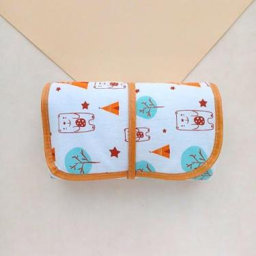 Imagem de Trocador Portátil Bebê 100 Algodão Bolsa de Viagem Comoda Impermeável 