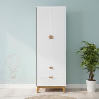 Imagem de Guarda-roupa 2 Portas 2 Gavetas Magia - Batrol Móveis