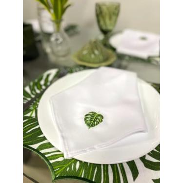 Imagem de Jogo Americano Impermeável 44x35 cm – Dupla Camada, 100% Poliéster, Fácil de Limpar – 6 Cores (Costela de Adão)