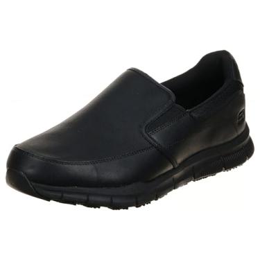 Imagem de Skechers for Work Men's Nampa-Groton Food Service Shoe,black polyurethane,7.5 W US