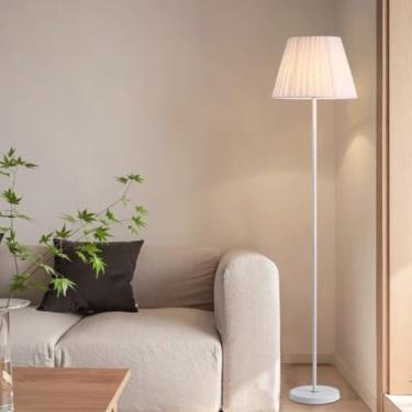 Imagem de Luminária de chão simples luminária de chão luminária de sala de estar luminária de chão(LK646 BRANCO)