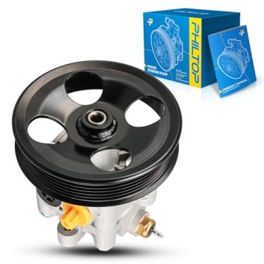 Imagem de PHILTOP Bomba de direção hidráulica 214051 com polia, adequada para SX4 2010-2013, substitui OE 21-4051, 214051, 4911054L00