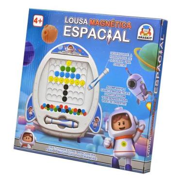 Imagem de Brinquedo Pedagógico Lousa Magnética Nave Espacial - Braskit