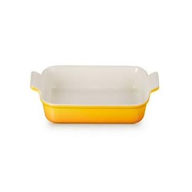 Imagem de Travessa Retangular Heritage 26 cm Amarelo Nectar Le Creuset