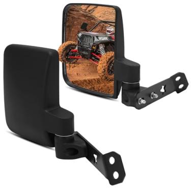 Imagem de XPRUN Espelho lateral UTV Powersports retrovisores compatíveis com Polaris General 1000 EPS XP 4 1000 2016-2024 (Bracket-Star)