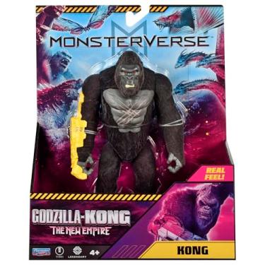 Imagem de MonsterVerse - Godzilla x Kong, Articulated Figure, 15 cm, Model Kong Real Feel, for Children from 4 Years, MN3181
