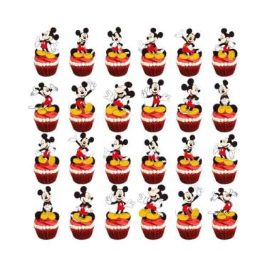 Imagem de Decorações De Bolo De Aniversário Minnie, Suprimentos Para Festa Da Di