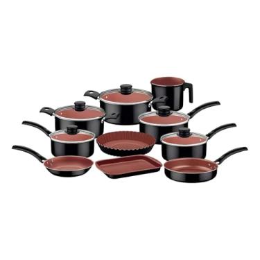 Imagem de Jogo De Panelas 10 Pçs Cor Preto cobre