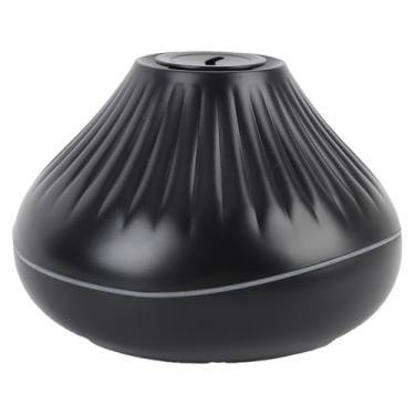 Imagem de ZAWELIYO Umidificador Difusor de Chama Colorido, Luz Ambiente de 7 Cores para Home Office, Estúdio, Abs, Difusor de óleo Essencial para Sala Interna (Preta)