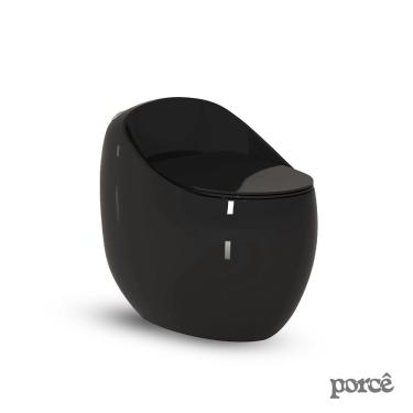 Imagem de Vaso Sanitário Monobloco Porcê Luminus Preto (PVS48MBSFA-PT)