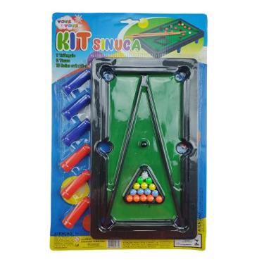 Imagem de Kit Sinuca Infantil Brinquedo