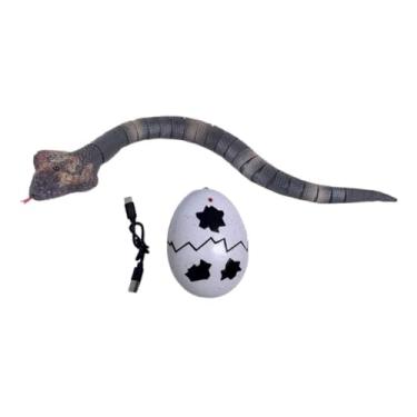 Imagem de Yunhgft Cobra de Controle Remoto, Brinquedo de Cobra/Gato RC, Lembrancinha de Festa, Inteligente para Crianças, Presente de Pegadinha, 42 Cm, Brinquedo
