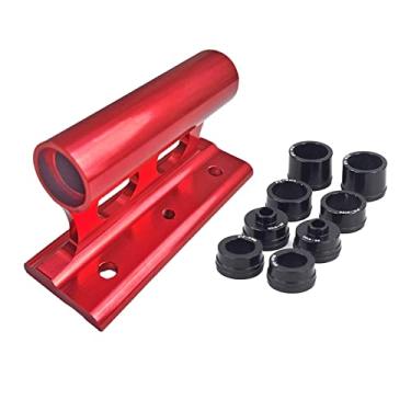 Imagem de Pegciuho Suporte de Teto Premium para Bicicletas com Garfos de Eixo Passante, vermelho