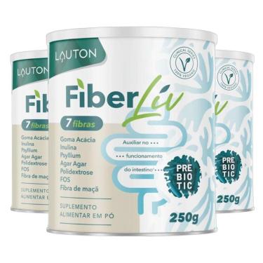 Imagem de Kit 3x FiberLiv Prebiotic 7 Fibras 250g - Lauton-Unissex