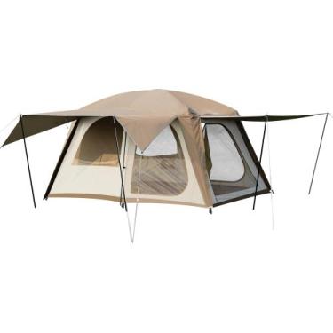 Imagem de Carpa de Camping Vidalido para 4-6 Personas con 3 Puertas, 2 Habitacio