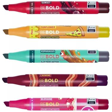 Imagem de MARCA TEXTO BE BOLD FAST FOOD EDITION - 5 CORES - NEWPEN