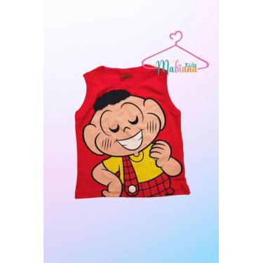 Imagem de Conjunto Regata Cascão - Vermelho / Marinho