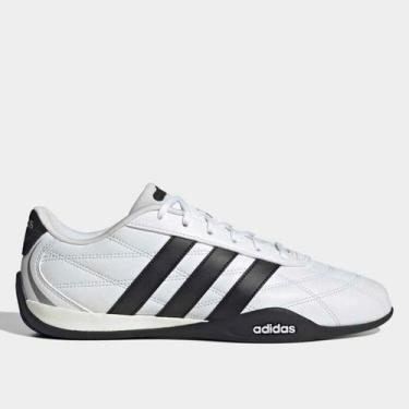 Imagem de Tênis Adidas Adipista Feminino, Branco, Preto, 37