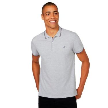 Imagem de Camisa Polo Dudalina Sport Ou24 Cinza Mescla Masculino, M