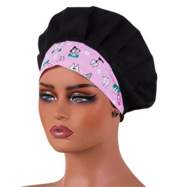 Imagem de Touca Gorro Para Chef Cozinha Unissex Estampas Variadas Cores Outlet D