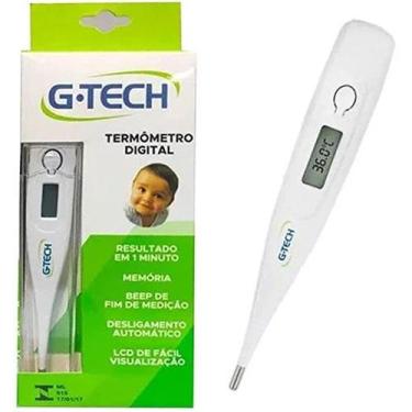 Imagem de Termômetro Digital Clínico G-Tech TH150 INMETRO, Resistente Água, Alar